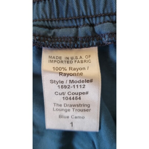 Current/Elliot Blue Camo Drawstring Pants - Picture 4 of 4